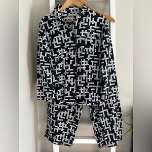 Cabernet 100% Cotton Crossword Puzzle Pajamas